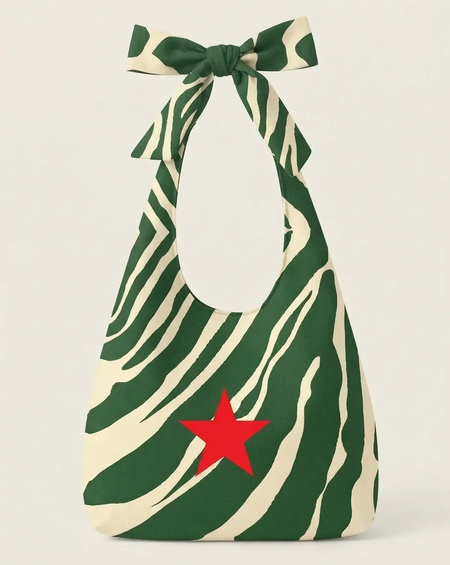 Lola bag | Animal print | Savana | Verde e creme 1