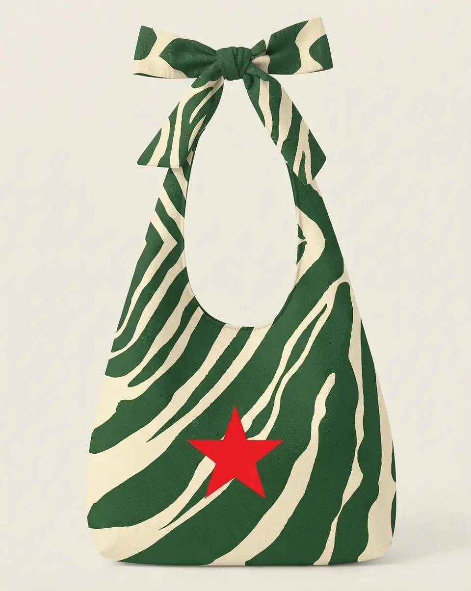 Lola bag | Animal print | Savana | Verde e creme 1