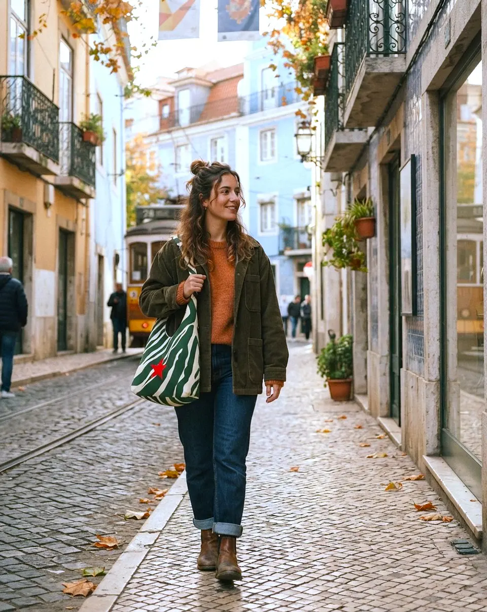 Lola bag | Animal print | Savana | Verde e creme 2