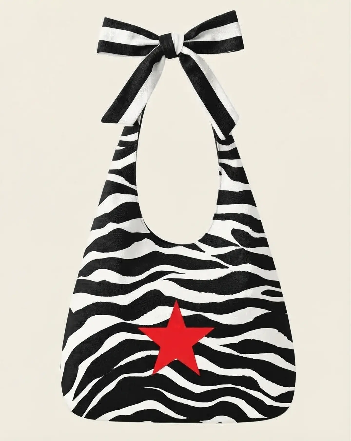 Lola bag | Animal print | Zazu | Preto e branco 1