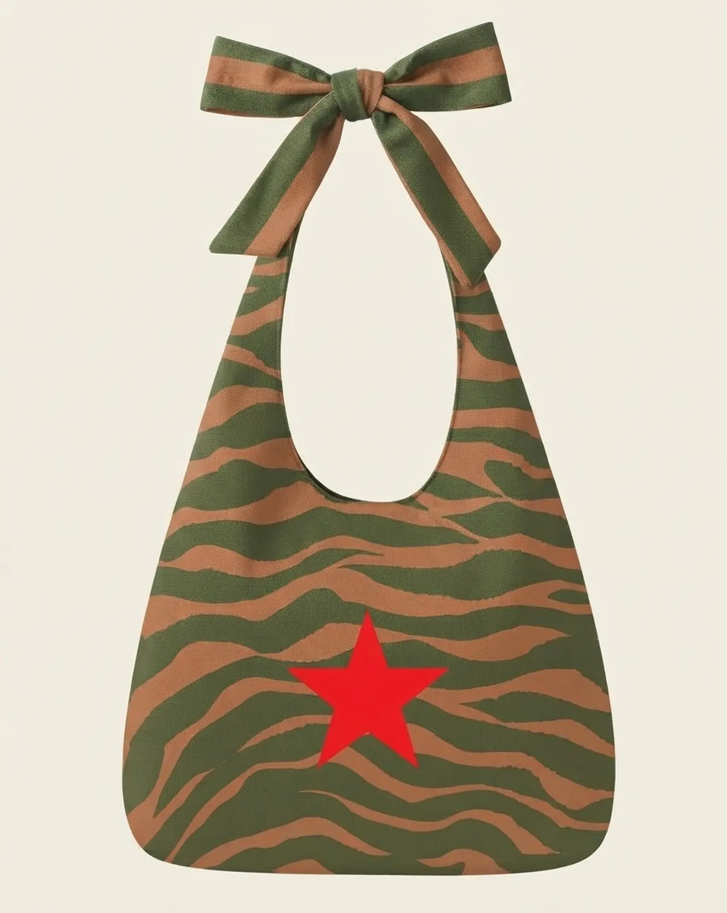 Lola bag | Animal print | Zazu | Verde e castanho 1