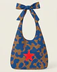 Lola bag | Animal print | Moo | Azul e castanho - Thumbnail 5