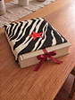 Bolsa livros e e-book | Animal print | Savana | Preto e branco - thumbnail 1