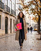 Bolsa portátil | Animal print | Moo | Fucsia rosa - thumbnail 2