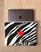Bolsa portátil | Animal print | Savana | Preto e branco - Thumbnail 1