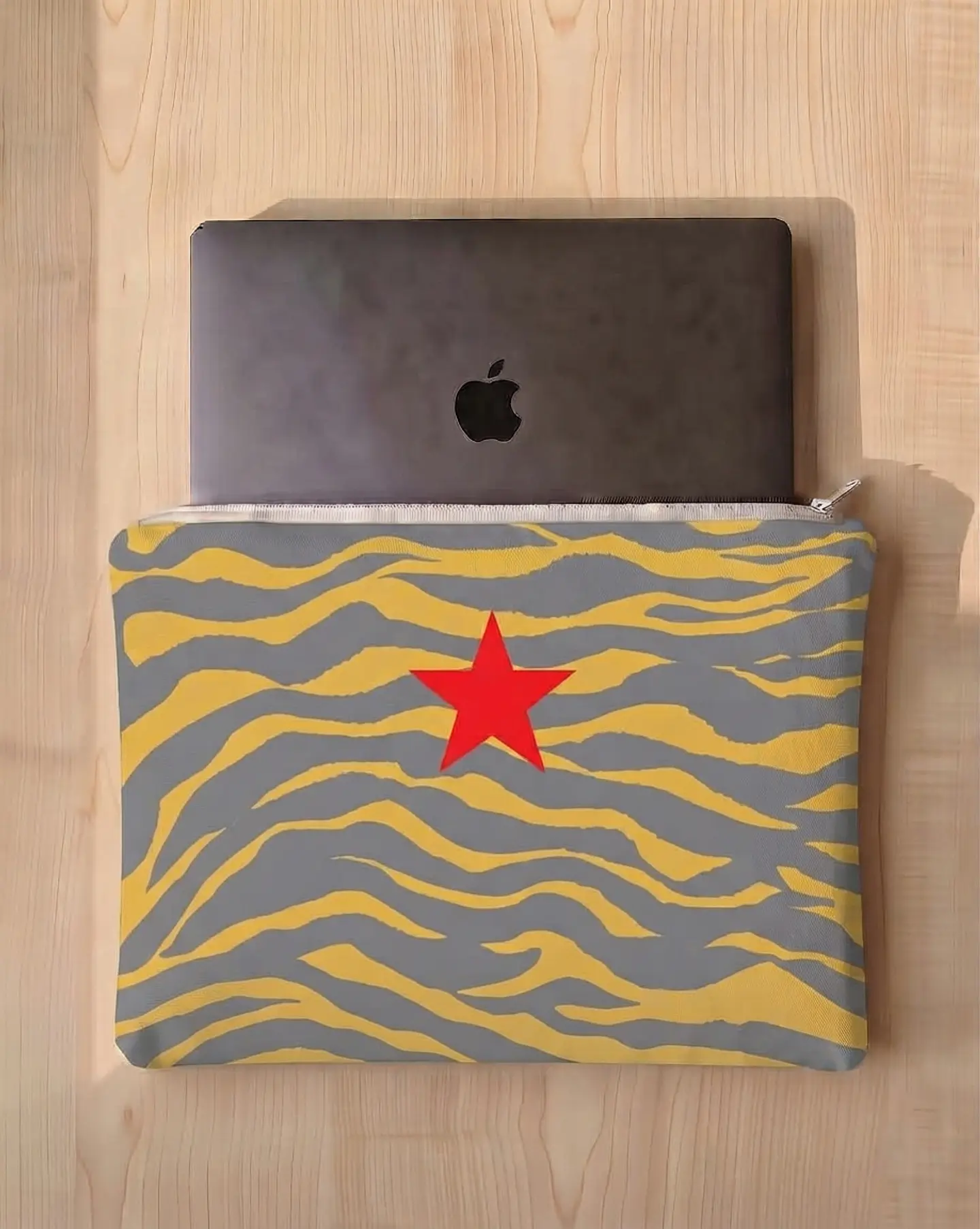 Bolsa portátil | Animal print | Zazu | Cinza 1