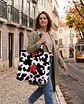 Sasha shopper | Animal print | Moo | Preto e branco - Thumbnail 2