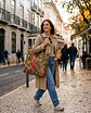 Sasha shopper | Animal print | Moo | Verde e castanho - Thumbnail 2