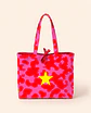 Sasha shopper | Animal print | Moo | Fucsia rosa - Thumbnail 1