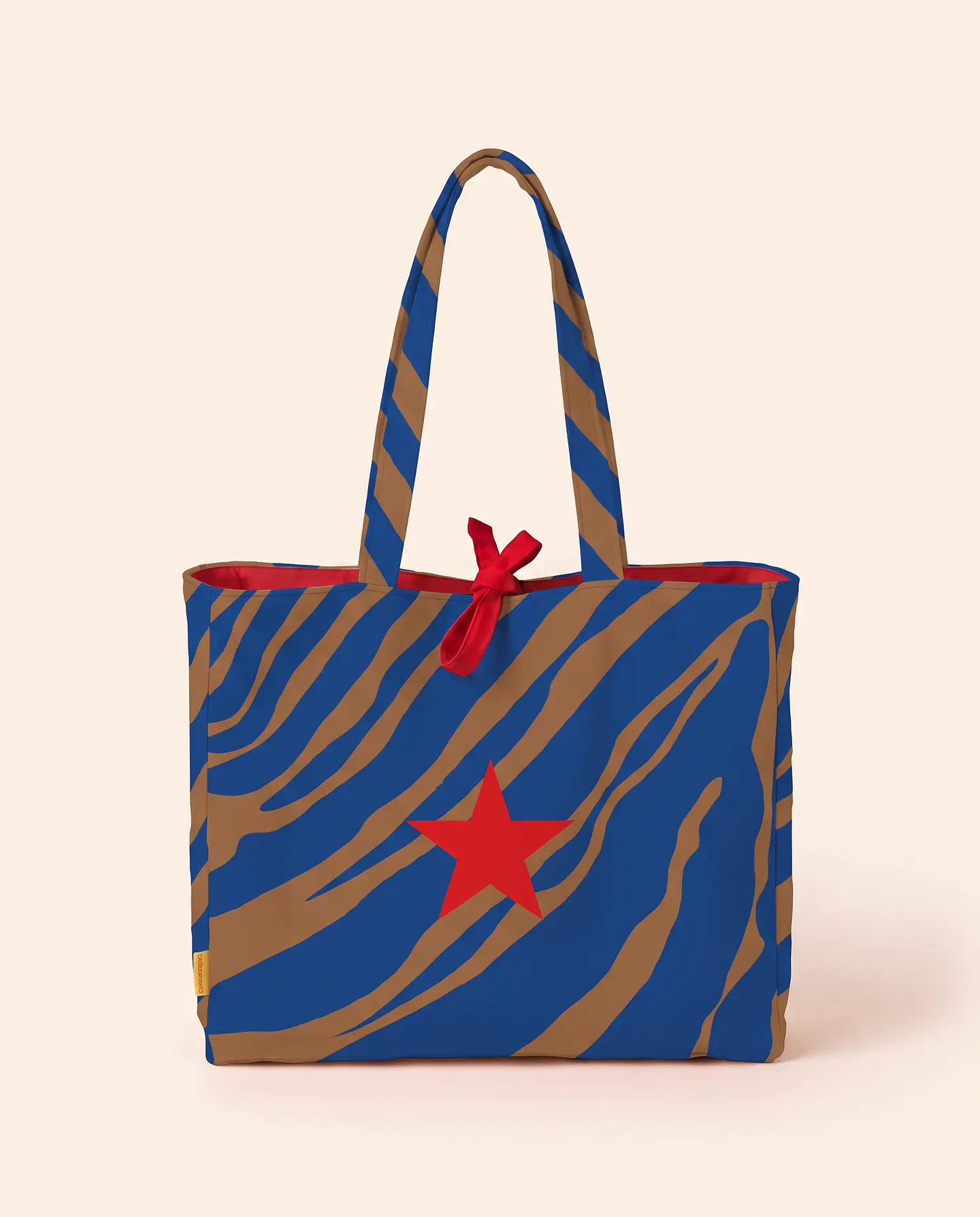Sasha shopper | Animal print | Savana | Azul castanho 1