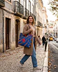 Sasha shopper | Animal print | Savana | Azul castanho - thumbnail 2