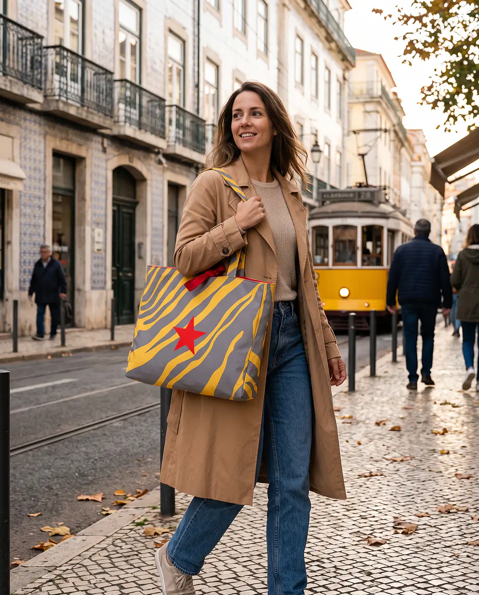 Sasha shopper | Animal print | Savana | Cinza 2