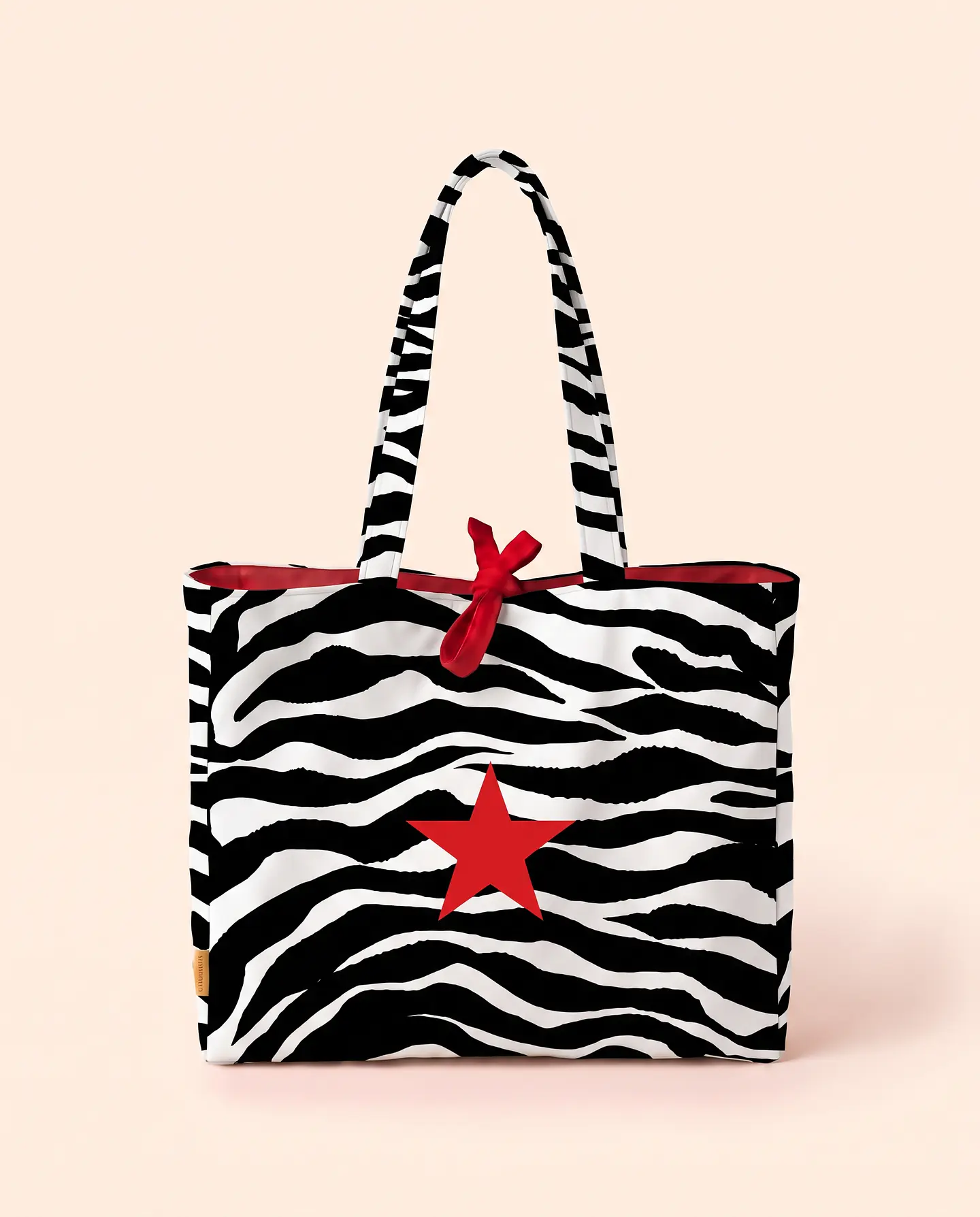Sasha shopper | Animal print | Zazu | Preto e branco 1