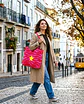 Sasha shopper | Animal print | Zazu | Fucsia rosa - Thumbnail 2
