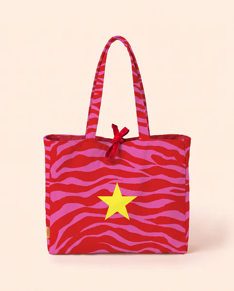 Sasha shopper | Animal print | Zazu | Fucsia rosa