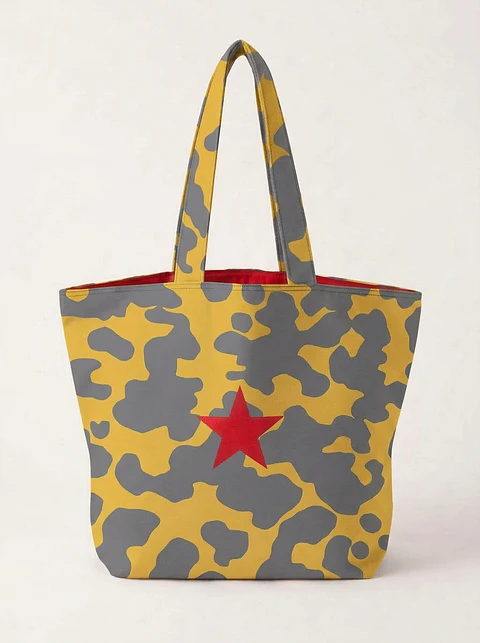 Cleo shopper | Animal print | Cleo | Cinza