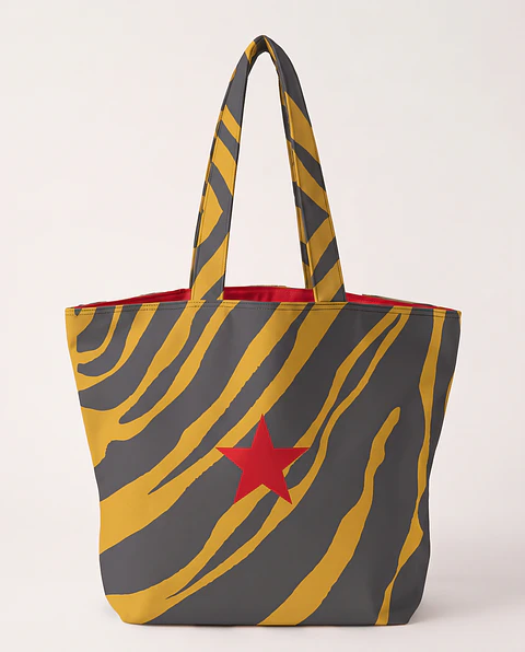 Cleo shopper | Animal print | Savana | Cinza