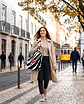 Cleo shopper | Animal print | Savana | Preto e branco - Thumbnail 2