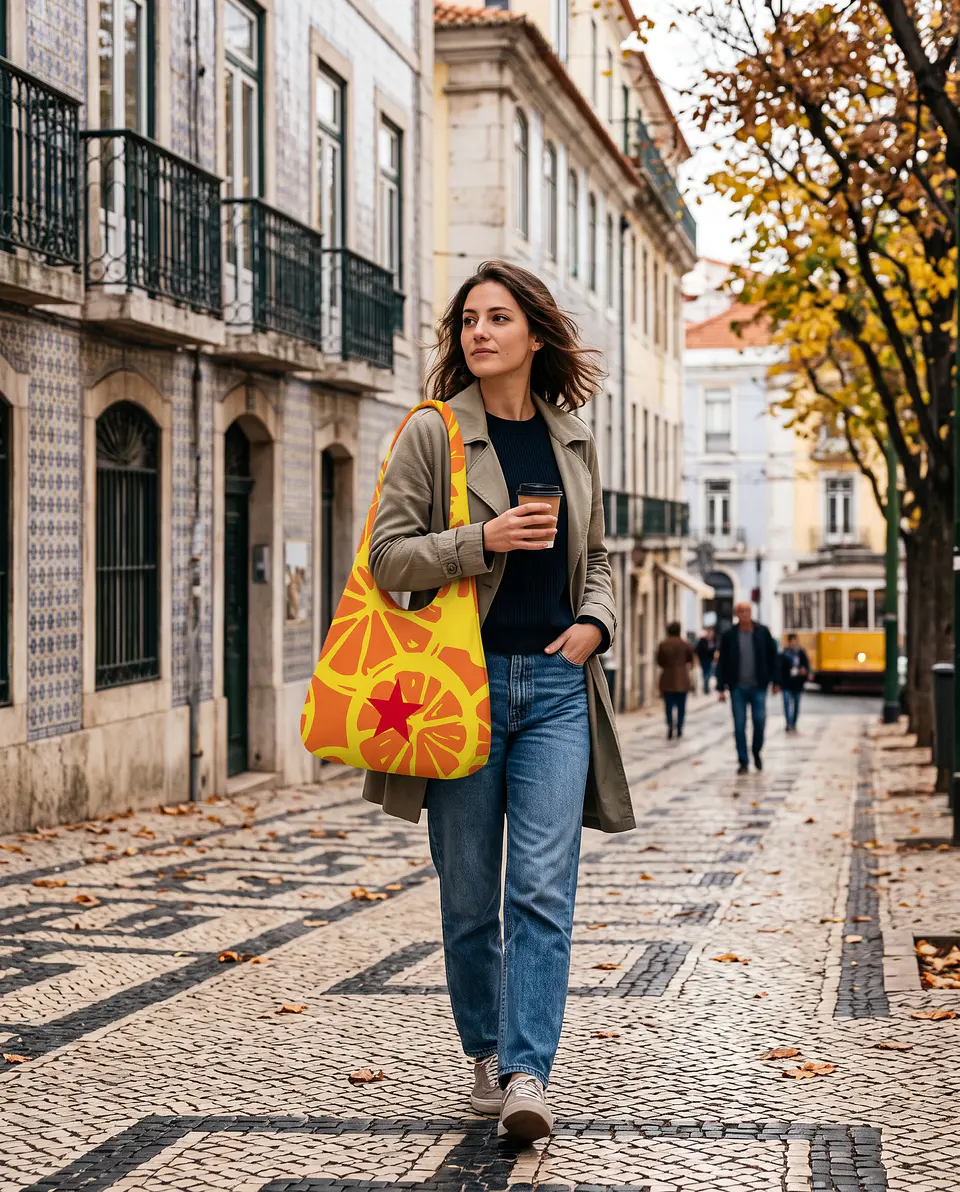 Bianca bag | Frutas | Laranja | Laranja e amarelo 1