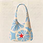 Bianca bag | Frutas | Laranja | Azul claro - Thumbnail 1