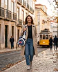 Bianca bag | Frutas | Laranja | Azul escuro - thumbnail 1