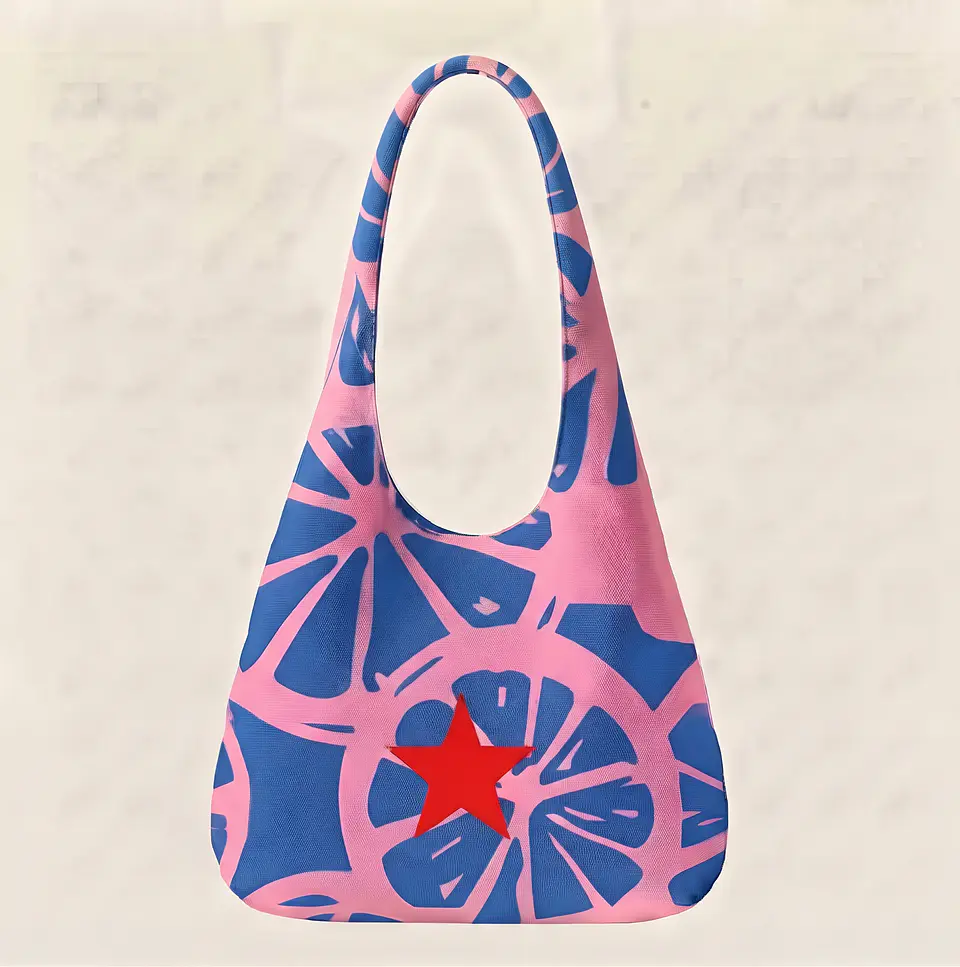 Bianca bag | Frutas | Laranja | Azul rosa 1