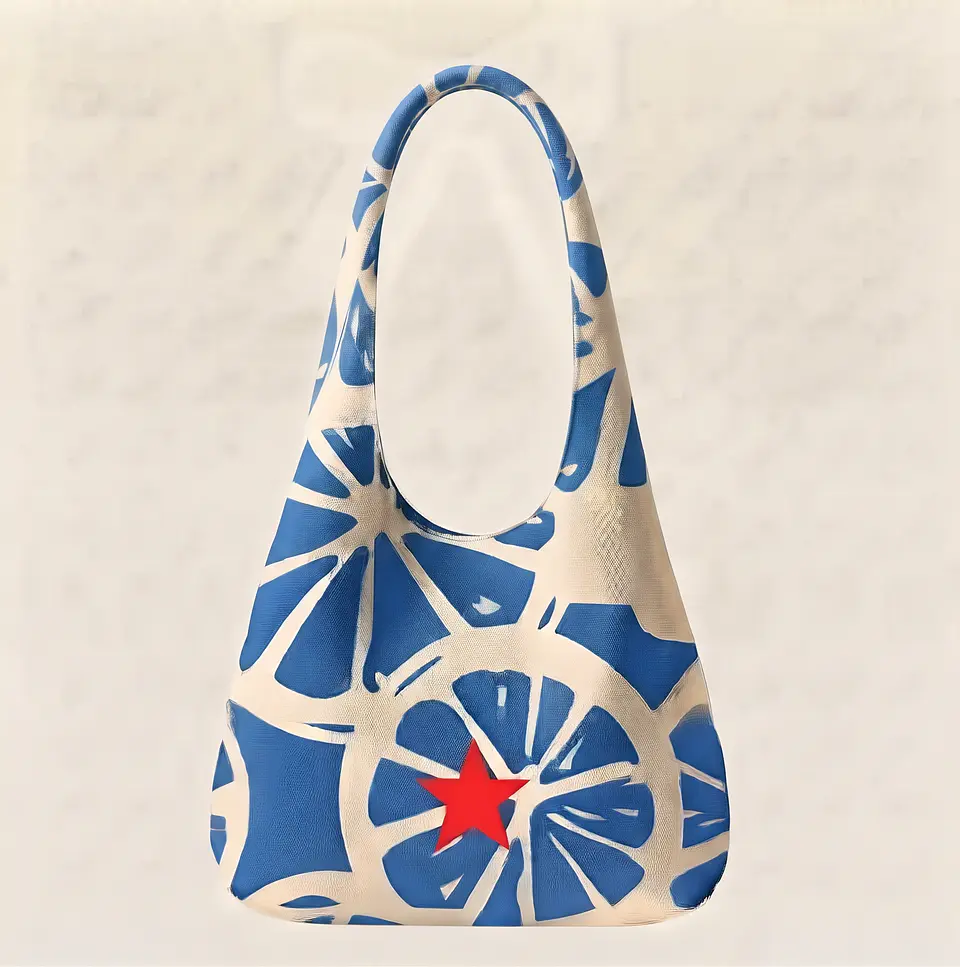 Bianca bag | Frutas | Laranja | Azul 2