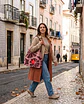Bianca bag | Frutas | Laranja | Castanho rosa - thumbnail 1