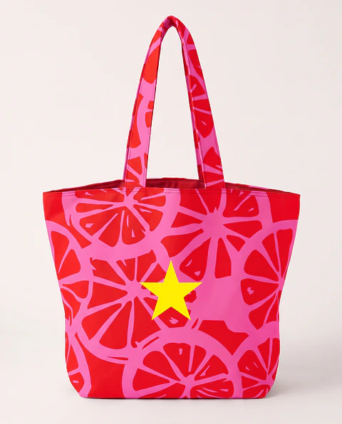 Cleo shopper | Frutas | Laranja | Fucshia ros