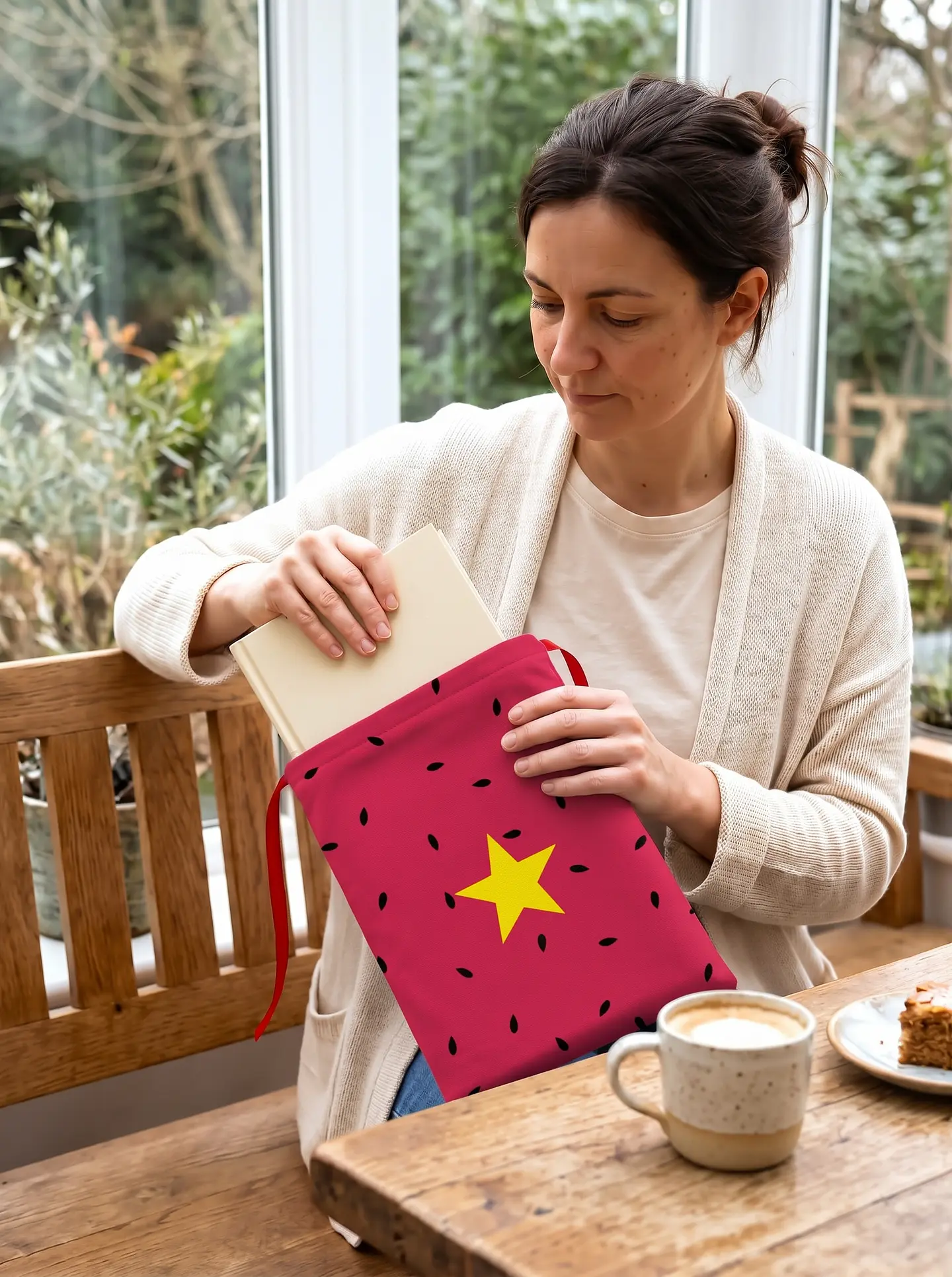 Bolsa livros e e-book | Frutas | Melancia | Miolo 2