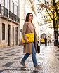 Bolsa portátil | Frutas | Laranja | Laranja e amarelo - Thumbnail 2