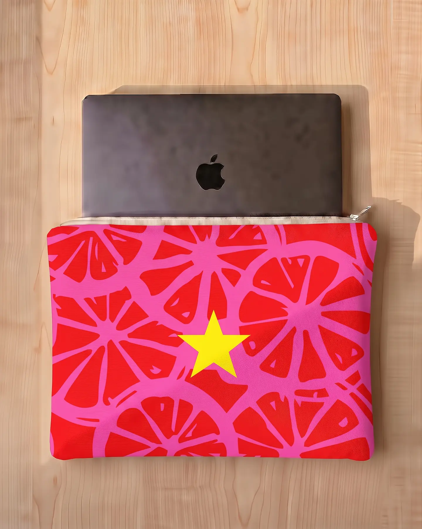 Bolsa portátil | Frutas | Laranja | Fuschia rosa 1