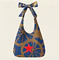 Lola bag | Frutas | Laranja | Azul castanho - Thumbnail 1