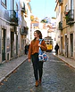 Lola bag | Frutas | Laranja | Azul - Thumbnail 1