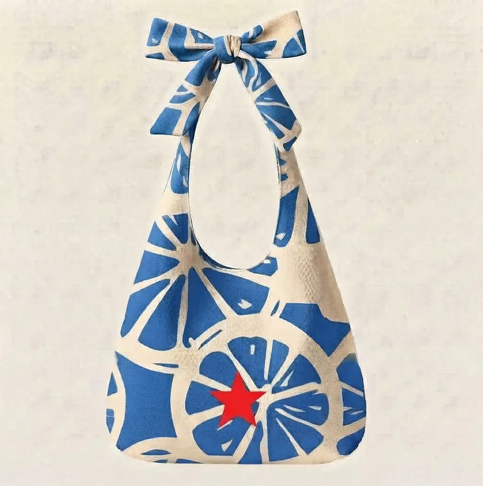 Lola bag | Frutas | Laranja | Azul 2