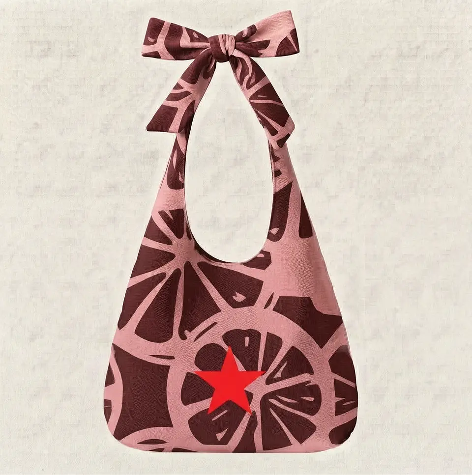 Lola bag | Frutas | Laranja | Castanho e rosa 1