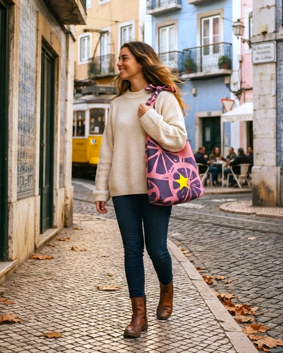 Lola bag | Frutas | Laranja | Lilás 1