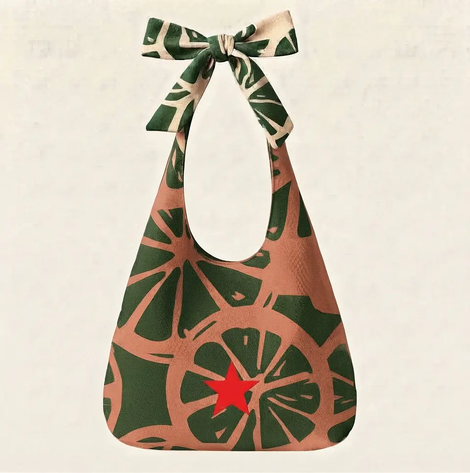 Lola bag | Frutas | Laranja | Verde e castanho 2