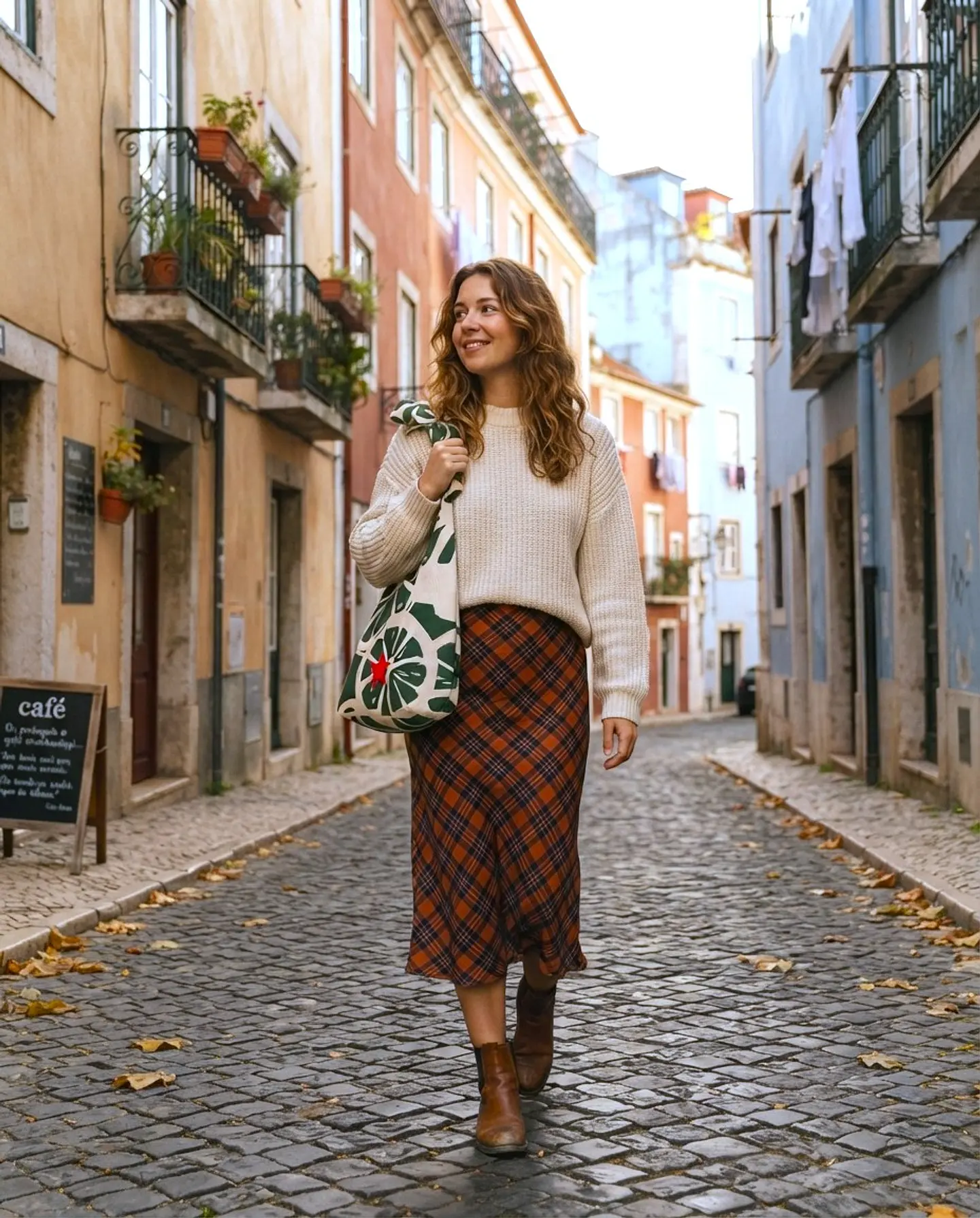 Lola bag | Frutas | Laranja | Verde e creme 2