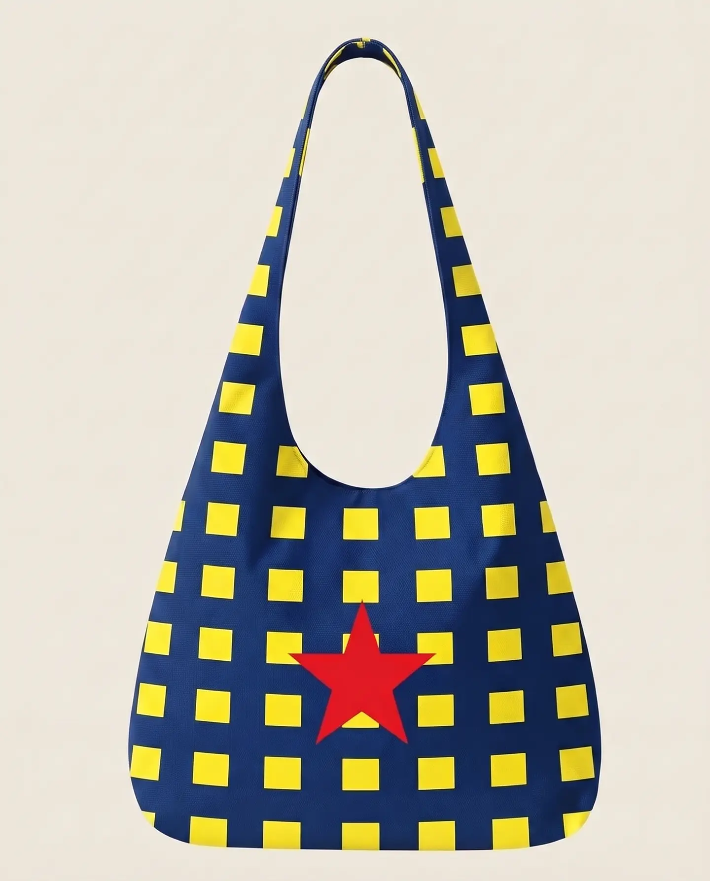 Bianca bag | Quadrados | Azul e amarelo 1