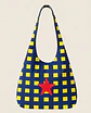 Bianca bag | Quadrados | Azul e amarelo - Thumbnail 1