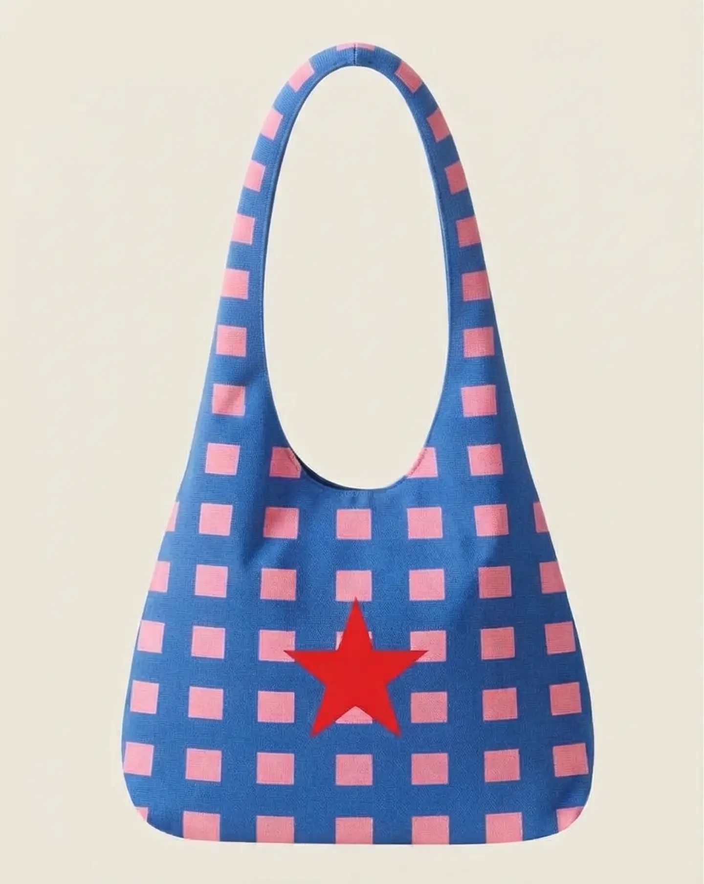 Bianca bag | Quadrados | Azul rosa 1