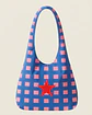 Bianca bag | Quadrados | Azul rosa - Thumbnail 1