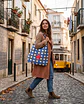 Bianca bag | Quadrados | Azul - thumbnail 1