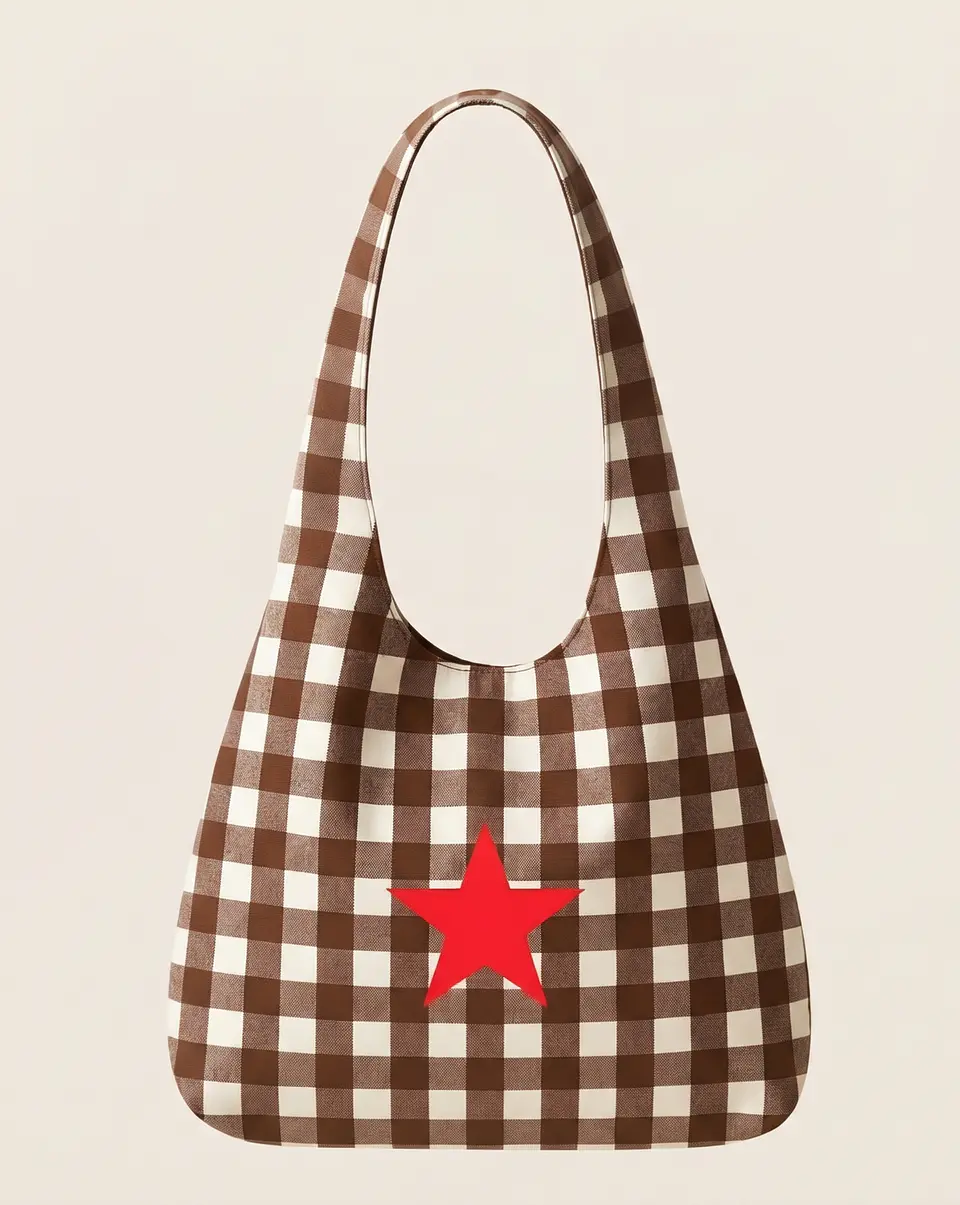 Bianca bag | Quadrados | Chocolate 2