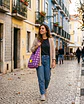Bianca bag | Quadrados | Lilas - Thumbnail 2