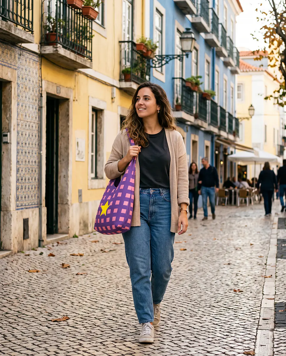 Bianca bag | Quadrados | Lilas 2