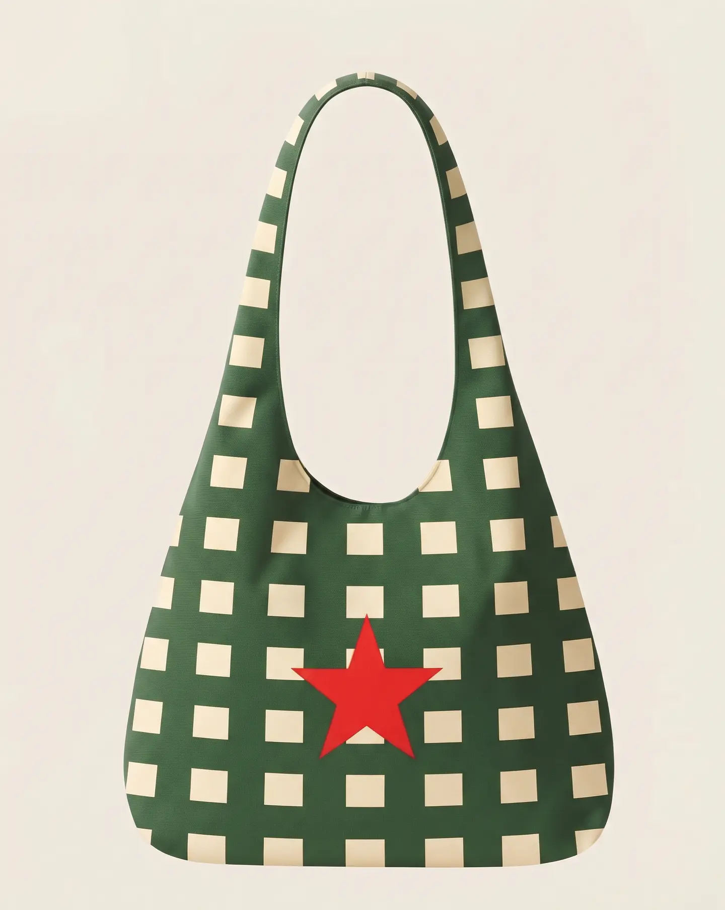 Bianca bag | Quadrados | Verde e creme 2