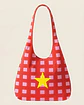 Bianca bag | Quadrados | Fúcsia rosa - Thumbnail 1