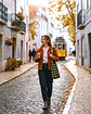 Lola bag | Quadrados | Azul e amarelo - Thumbnail 2